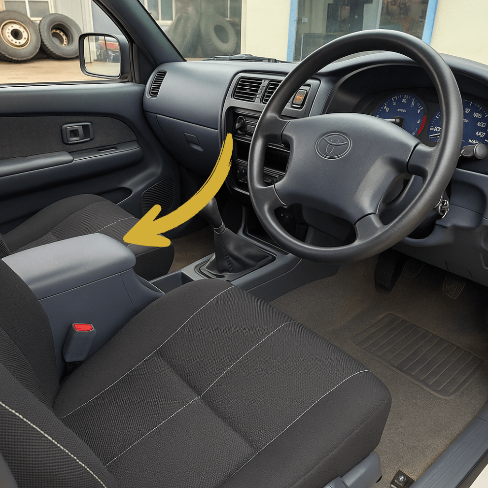 5890535061B0 تويوتا هايلكس KZN165 KZN190 KDN190 غطاء وحدة التحكم المركزية الباب العلوي أصلي