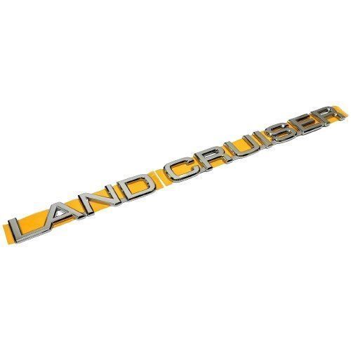 7544260150 LandCruiser 100 Series UZJ HDJ LAND CRUISER Badge Emblem Plate Tailgate Genuine