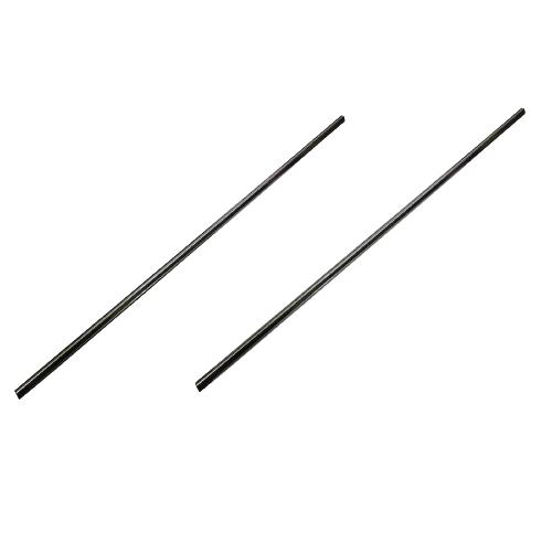 7567060010 LandCruiser 80 Series RH LH Rear Side Weatherstrip Moulding Chrome Kit Genuine