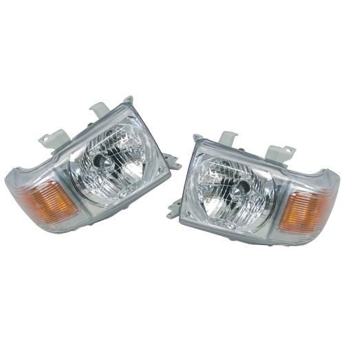 8113060C30 LandCruiser 79 Series HZJ FZJ Front RH LH Headlamp Headlight Unit Set Genuine