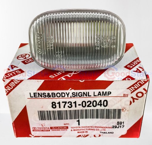 GENUINE Toyota Corolla ZZE122 1ZZ Clear Side Indicator Lamp Repeater Blinker x2 - Cerol Auto