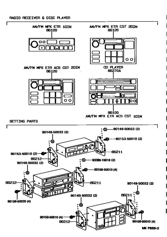8612033100 Radio Receiver & Amplifier & Condenser Genuine