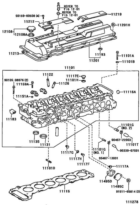1111566031 Gasket - Toyota Group - Cerol Auto