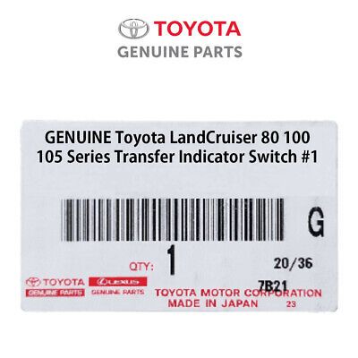 Interruptor de indicador de transferencia n.° 1 OEM Toyota LandCruiser serie 80, 100 y 105 8422260081