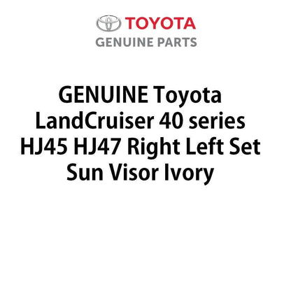 7432090303 Toyota LandCruiser 40 series HJ45 HJ47 Genuine Right Left Set Sun Visor Ivory