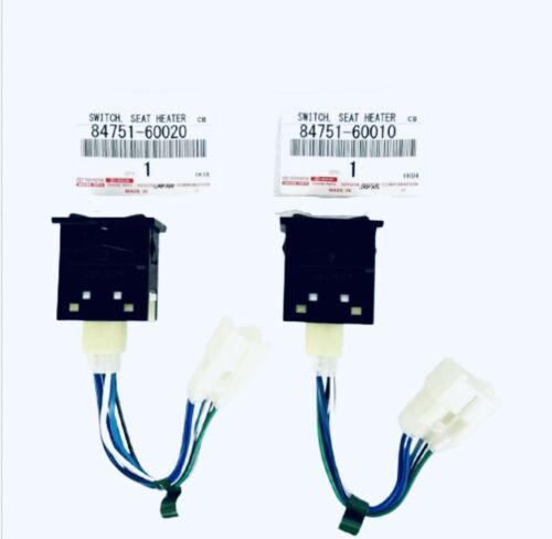 84751-60010 84751-60020 TOYOTA OEM SEAT HEATER SWITCH LH RH LANDCRUISER 84751-60010 84751-60020