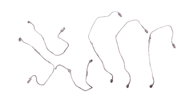 2370117060 Toyota LandCruiser HDJ100 1HD FTE 4.2L Injector Fuel Load Pipe Kit of 6 Genuine