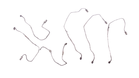 2370117060 Toyota LandCruiser HDJ100 1HD FTE 4.2L Injector Fuel Load Pipe Kit of 6 Genuine