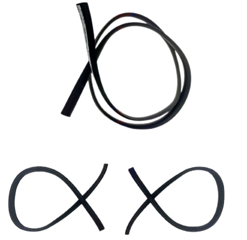 6316390K00 LandCruiser HZJ75 FZJ75 FJ75 Upper Windscreen Roof Weather Side Strips Genuine