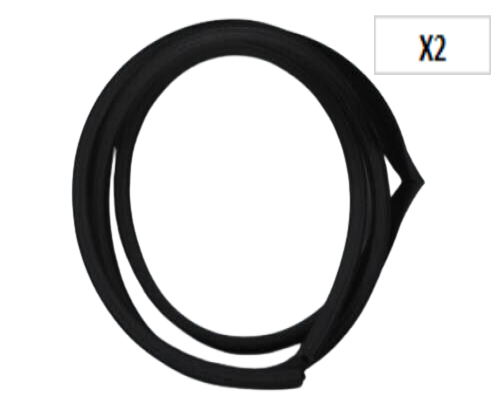 6814190K03 LandCruiser VDJ79 VDJ78 RJ70 Front RH LH Window Channel Seal Set of 2 Genuine