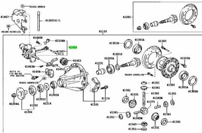4145060050 Genuine Toyota Actuator, differential lock shift