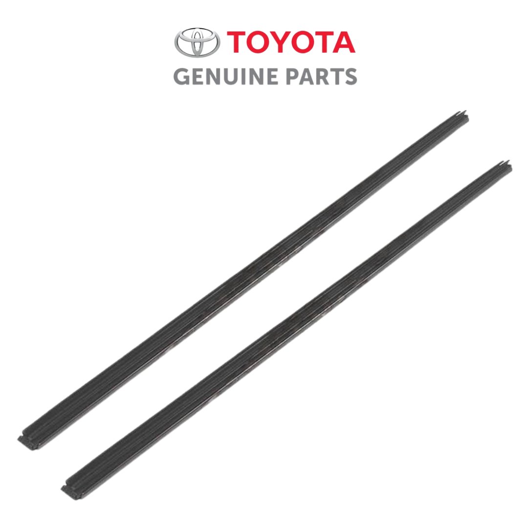 Genuine Toyota LandCruiser 75 Series FZJ Rear Window Run Rubber Seal Set LH/RH