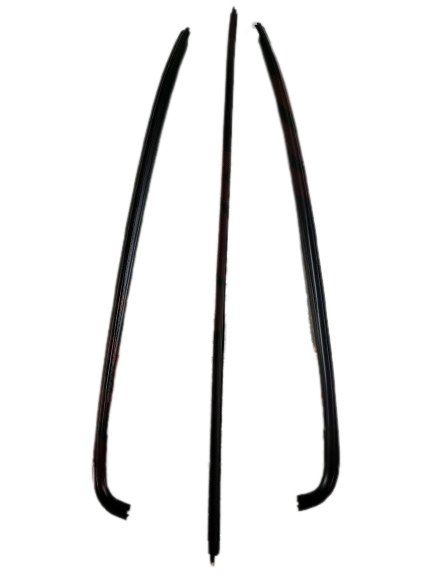 HONDA Genuine Civic 1992-1995 OEM MOLDING FR WINDSHIELD SIDE RH & LH UPPER Set 73151-SR3-013, 73152-SR3-003, 73162-SR3-003 - Cerol Auto